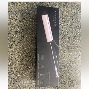 Kristin Ess Ceramic Curling Iron 1 1/4”  Black/Rose Gold. New W/ Box